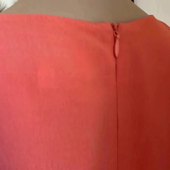 Elliatt coral asymmetrical wrap dress size M - Picture 14 of 16